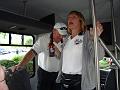 Angie preaches to her followers to behave on Beale Street - no money was collected for bail!